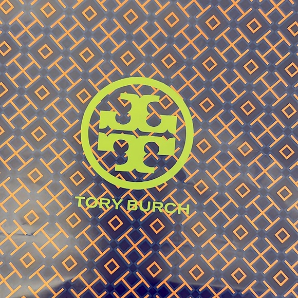 2 Tory Burch Gift Bags + 7 Large Sheets of Tory Burch Logo Tissue - Picture 5 of 5